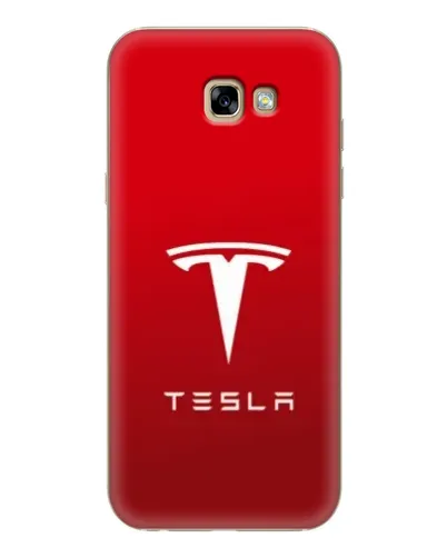 Чехол для Samsung Galaxy A7 2017 (A720, A720F) с картинкой «Tesla Red Classic»