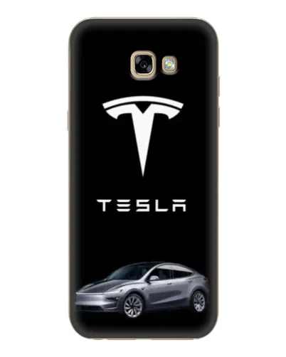 Чехол для Samsung Galaxy A7 2017 (A720, A720F) с картинкой «Tesla Model Y»