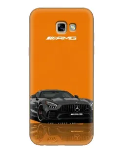 Чехол для Samsung Galaxy A7 2017 (A720, A720F) с картинкой «Оранжевый Mercedes AMG»