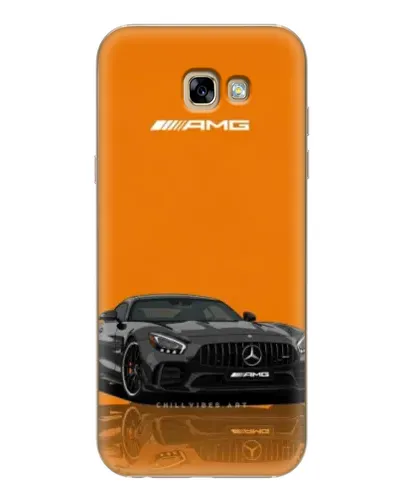 Чехол для Samsung Galaxy A7 2017 (A720, A720F) с картинкой «Оранжевый Mercedes AMG»