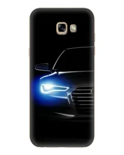 Чехол для Samsung Galaxy A7 2017 (A720, A720F) с картинкой «Неоновый взгляд Audi»