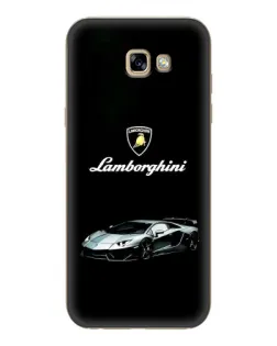 Чехол для Samsung Galaxy A7 2017 (A720, A720F) с картинкой «Логотип Lamborghini классика»