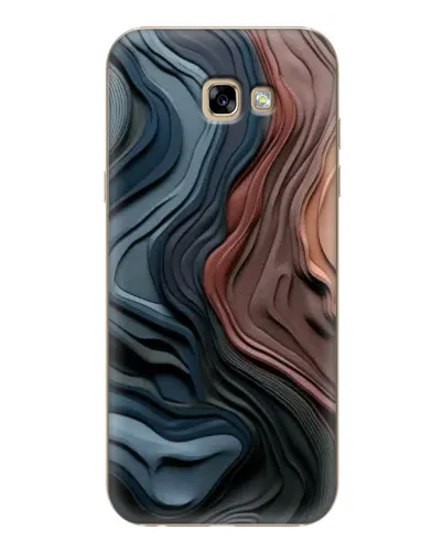 Чехол для Samsung Galaxy A7 2017 (A720, A720F) с картинкой «Цветные волны каньона»
