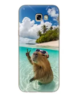 Чехол для Samsung Galaxy A7 2017 (A720, A720F) с картинкой «Капибара на море» Чехол для Samsung Galaxy A7 2017 (A720, A720F) с картинкой «Капибара на море»