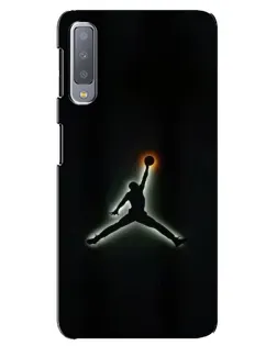 Чехол для Samsung Galaxy A7 2018 (A750) с картинкой «Jordan Gradient Logo»