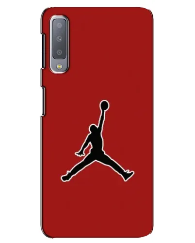 Чохол для Samsung Galaxy A7 2018 (A750) з картинкою «Jordan Red Back»