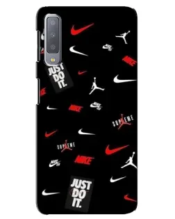 Чохол для Samsung Galaxy A7 2018 (A750) з картинкою «Nike Mix Pattern»