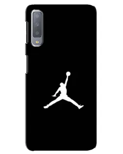 Чохол для Samsung Galaxy A7 2018 (A750) з картинкою «Jordan Silhouette»