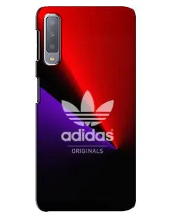 Чехол для Samsung Galaxy A7 2018 (A750) с картинкой «Adidas Red Neon»