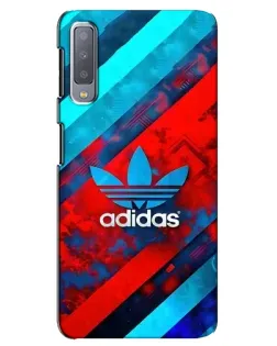 Чехол для Samsung Galaxy A7 2018 (A750) с картинкой «Абстракция Adidas»