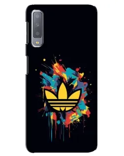 Чехол для Samsung Galaxy A7 2018 (A750) с картинкой «Adidas Splash»