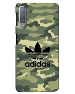 Чохол для Samsung Galaxy A7 2018 (A750) з картинкою «Мілітарі стиль Adidas»