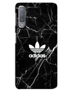 Чохол для Samsung Galaxy A7 2018 (A750) з картинкою «Білий мармур Adidas»