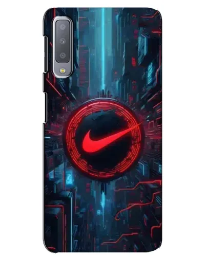 Чохол для Samsung Galaxy A7 2018 (A750) з картинкою «Техногенний стиль Nike»