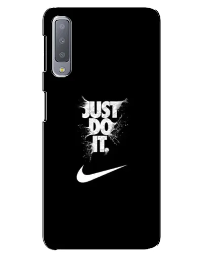 Чохол для Samsung Galaxy A7 2018 (A750) з картинкою «Текстовий принт Nike»