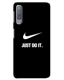 Чохол для Samsung Galaxy A7 2018 (A750) з картинкою «Класичний принт Nike»