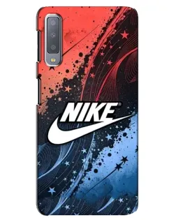 Чохол для Samsung Galaxy A7 2018 (A750) з картинкою «Градієнтний принт Найк»
