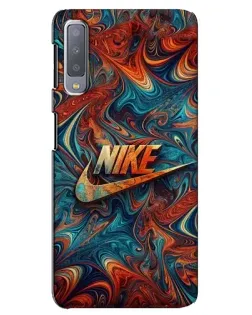 Чохол для Samsung Galaxy A7 2018 (A750) з картинкою «Nike в абстракції»