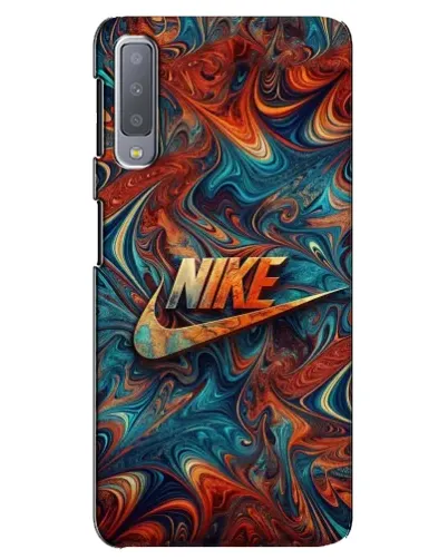 Чохол для Samsung Galaxy A7 2018 (A750) з картинкою «Nike в абстракції»