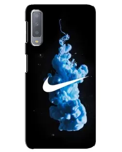 Чохол для Samsung Galaxy A7 2018 (A750) з картинкою «Nike та синій дим»
