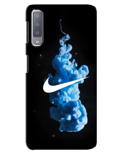 Чохол для Samsung Galaxy A7 2018 (A750) з картинкою «Nike та синій дим»