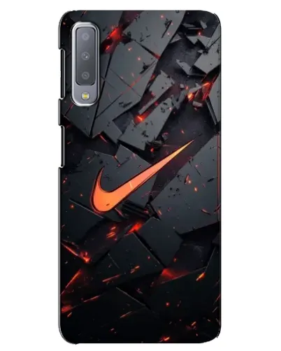 Чохол для Samsung Galaxy A7 2018 (A750) з картинкою «Nike — ефект розломів»
