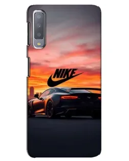 Чохол для Samsung Galaxy A7 2018 (A750) з картинкою «Nike та суперкар»