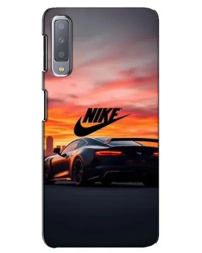 Чохол для Samsung Galaxy A7 2018 (A750) з картинкою «Nike та суперкар»