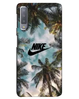 Чохол для Samsung Galaxy A7 2018 (A750) з картинкою «Тропічний принт Nike» Чохол для Samsung Galaxy A7 2018 (A750) з картинкою «Тропічний принт Nike»
