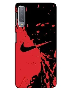 Чохол для Samsung Galaxy A7 2018 (A750) з картинкою «Червоні бризки Nike» Чохол для Samsung Galaxy A7 2018 (A750) з картинкою «Червоні бризки Nike»