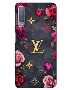 Чехол для Samsung Galaxy A7 2018 (A750) с картинкой «Цветочный Louis Vuitton»