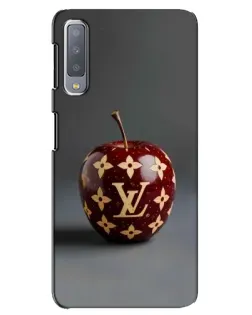Чехол для Samsung Galaxy A7 2018 (A750) с картинкой «Красное яблоко LV»