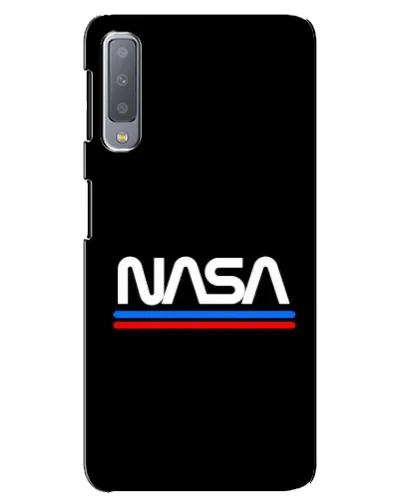 Чохол для Samsung Galaxy A7 2018 (A750) з картинкою «NASA — класика Red Blue»
