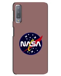 Чохол для Samsung Galaxy A7 2018 (A750) з картинкою «NASA — ретро космос»