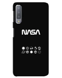 Чохол для Samsung Galaxy A7 2018 (A750) з картинкою «NASA — технічний принт»