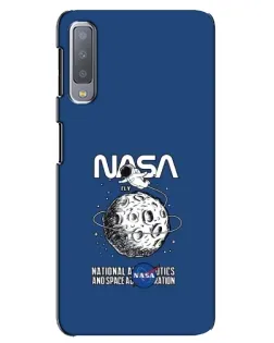 Чохол для Samsung Galaxy A7 2018 (A750) з картинкою «NASA — місячна місія»