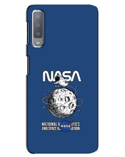 Чохол для Samsung Galaxy A7 2018 (A750) з картинкою «NASA — місячна місія»