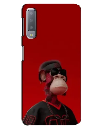 Чохол для Samsung Galaxy A7 2018 (A750) з картинкою «Bored Ape в червоному» Чохол для Samsung Galaxy A7 2018 (A750) з картинкою «Bored Ape в червоному»