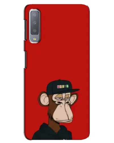 Чохол для Samsung Galaxy A7 2018 (A750) з картинкою «Bored Ape — червоний фон» Чохол для Samsung Galaxy A7 2018 (A750) з картинкою «Bored Ape — червоний фон»