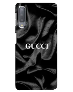 Чехол для Samsung Galaxy A7 2018 (A750) с картинкой «Gucci — шелковые волны»