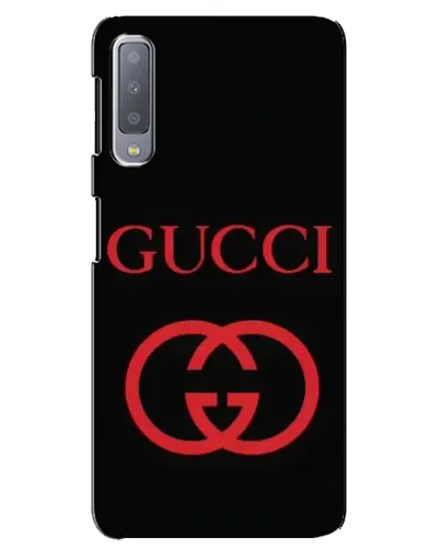 Чохол для Samsung Galaxy A7 2018 (A750) з картинкою «Gucci — червоний логотип»