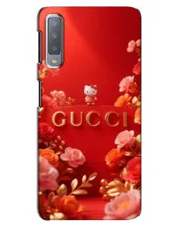 Чохол для Samsung Galaxy A7 2018 (A750) з картинкою «Gucci — золотий сад»