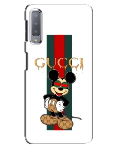 Чохол для Samsung Galaxy A7 2018 (A750) з картинкою «Міккі Маус Gucci — смуги»