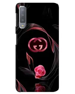 Чохол для Samsung Galaxy A7 2018 (A750) з картинкою «Gucci — неонова троянда»