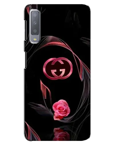Чохол для Samsung Galaxy A7 2018 (A750) з картинкою «Gucci — неонова троянда»