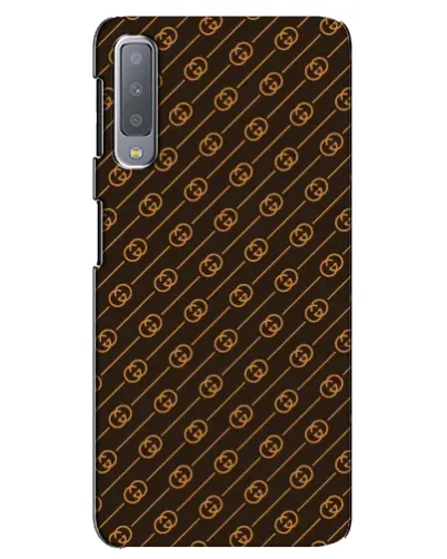 Чохол для Samsung Galaxy A7 2018 (A750) з картинкою «Gucci — золоті діагоналі»