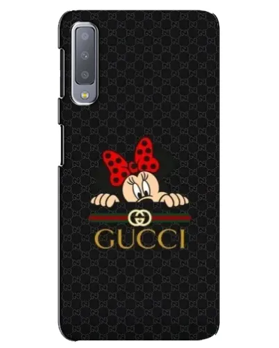 Чохол для Samsung Galaxy A7 2018 (A750) з картинкою «Мінні Маус Gucci — чорний»