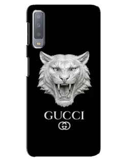 Чохол для Samsung Galaxy A7 2018 (A750) з картинкою «Gucci — срібний лев»