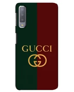 Чохол для Samsung Galaxy A7 2018 (A750) з картинкою «Gucci — темно-зелений градієнт»