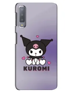Чехол для Samsung Galaxy A7 2018 (A750) с картинкой «Kuromi — фиолетовый арт» Чехол для Samsung Galaxy A7 2018 (A750) с картинкой «Kuromi — фиолетовый арт»